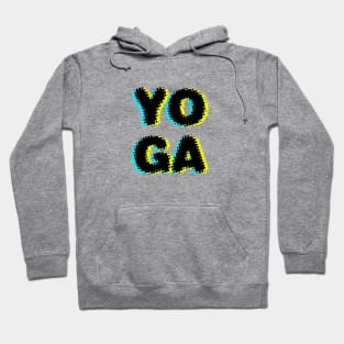 Yoga Halftone Black Hoodie